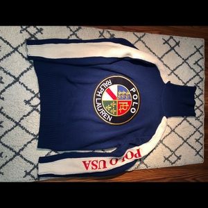 NWOT 2018 Polo Ralph Lauren Crest Knit Turtleneck